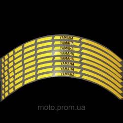 Наклейка на обод колеса Yamaha Gold Наклейка на обод колеса Yamaha Gold