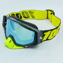 Мотоочки 100% Black Yellow