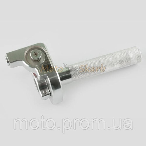 Ручка газу короткохідна срібло R-1102