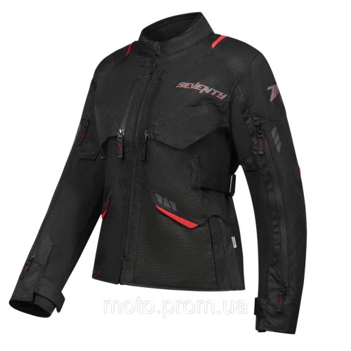 Мотокуртка Seventy JT69 Tanami LADY Black Red L