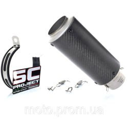 Глушник прямоток SC Project Carbone XPT042 D60mm