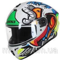 Мотошлем AXXIS DRAKEN S Parrot A1 Matt White XL Мотошлем AXXIS DRAKEN S Parrot A1 Matt White XL