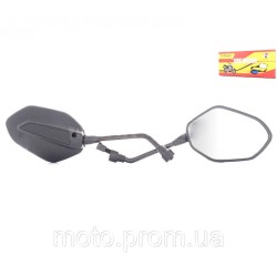 Дзеркала M10 R+R семиукутні, чорні Дзеркала M10 R+R семиукутні, чорні
