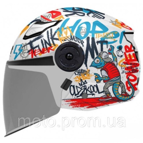 Мотошолом MT LITE CREW A5 Gloss YS