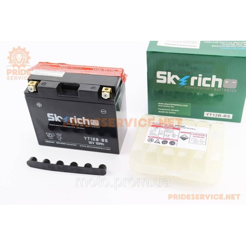 Акумулятор 12V10Аh YT12B-BS кислотний (L150*W70*H130мм)