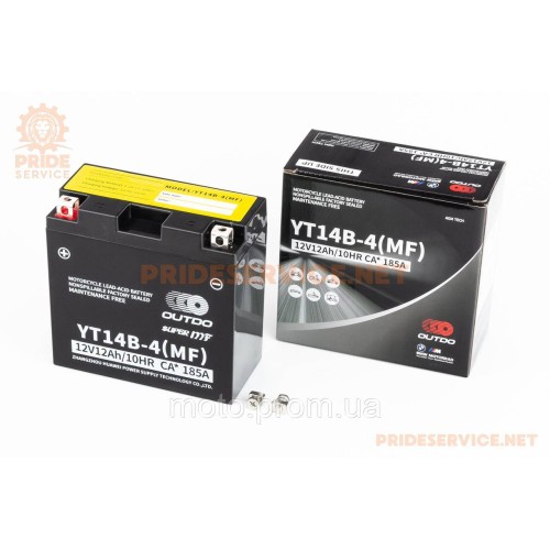 Акумулятор 12V12Аh YT14В-BS(MF) кислотний (L150*W70*H145мм)