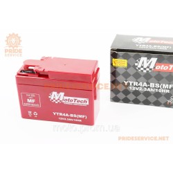 Акумулятор 12V2,3Ah YTR4A-BS(MF) кислотний (L115*W49*H85мм) 