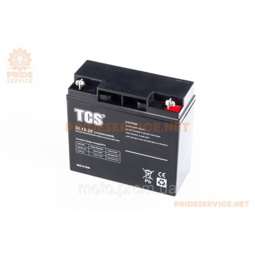 Акумулятор 12V20Ah SL12-20 кислотний (L181*W77*H167мм) для ДБЖ, іграшок та ін.