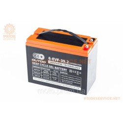 Акумулятор 12V38Ah 6EVF39,2 GEL (L223*W105*H174мм) для електротранспорту Акумулятор 12V38Ah 6EVF39,2 GEL (L223*W105*H174мм) для електротранспорту