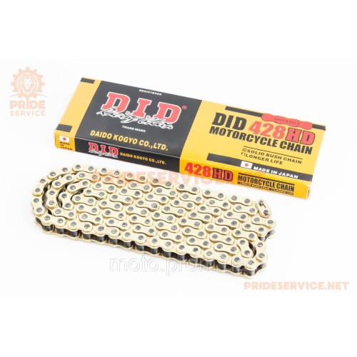 Цепь привода колеса 428Hx132L GOLD