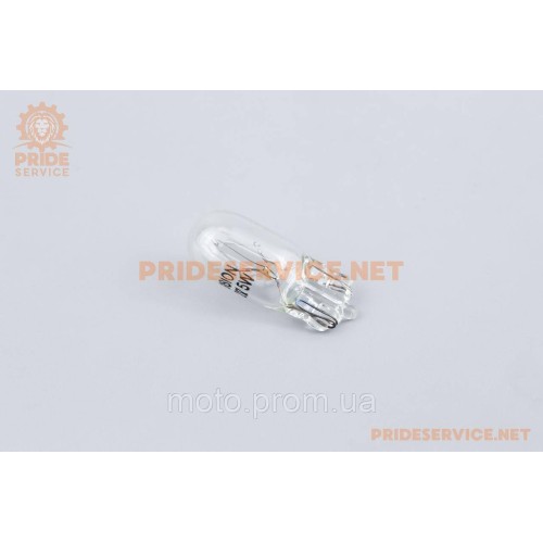Лампа поворотника T10 (без цоколя), біла 12V/5W