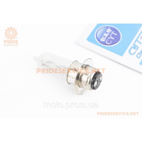 Лампа фари P15D-25-1 12V 18/18W