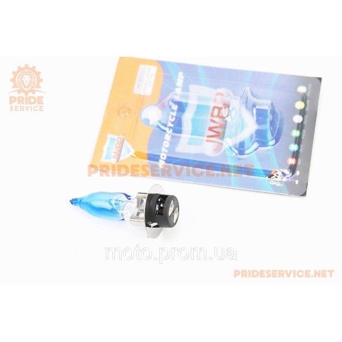 Лампа фари P15D-25-1 12V 35/35W, синя