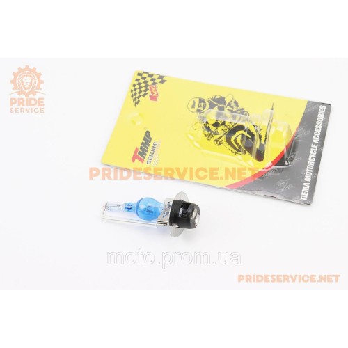 Лампа фари P15D-25-1 12V 35/35W, синя 