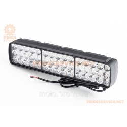 Фара додаткова світлодіодна вологозахисна-45 LED з кріпленням, прямокутна 260x65мм Фара додаткова світлодіодна вологозахисна-45 LED з кріпленням, прямокутна 260x65мм