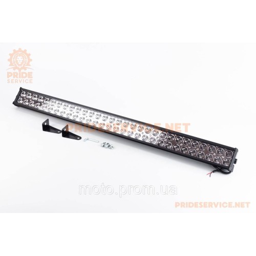Фара дополнительная светодиодная влагозащитная-60 LED с креплением, прямоугольная 780x67мм