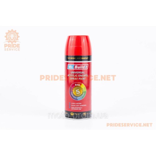 Фарба червона акрилова, аерозоль 400ml