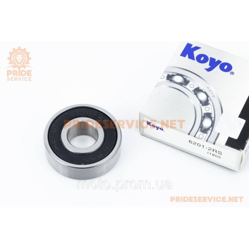 Подшипник 6201 2RS (12x32x10) колеса переднего GY6