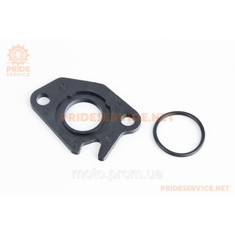 Прокладка патрубка карбюратора Honda DIO AF34/35 (пластмасс), d-18мм+манжет