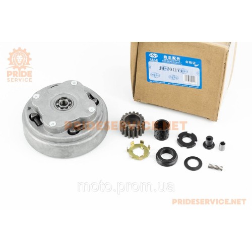 Сцепление двухдисковое в сборе (корзина) Delta 70/110cc 