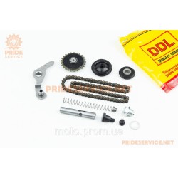 Цепь распредвала 110cc-25H-84L+ролики 3шт+коромысло+натяжитель, к-кт Цепь распредвала 110cc-25H-84L+ролики 3шт+коромысло+натяжитель, к-кт