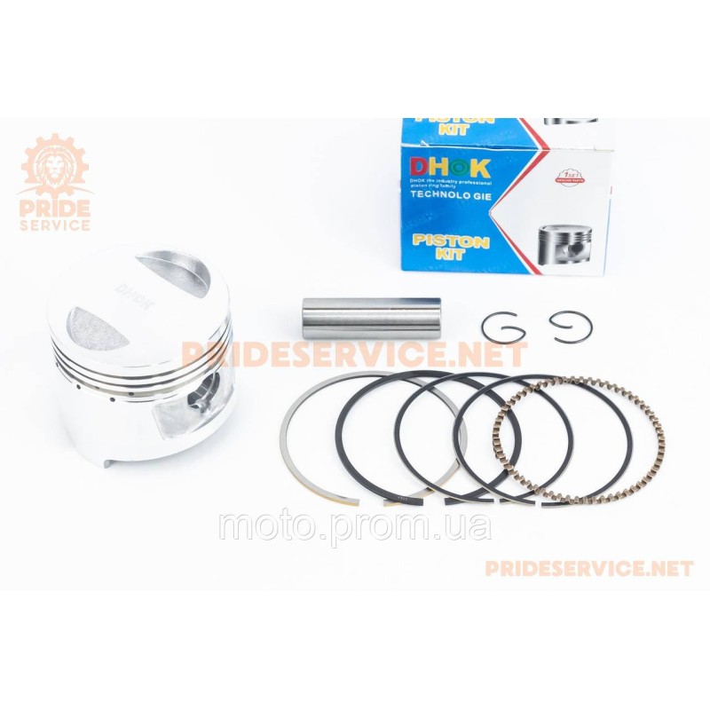 Поршень к-кт CB/CG150cc 62мм STD (высота 52,6мм, палец 15мм)