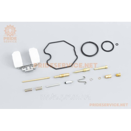 Ремонтний комплект карбюратора PZ-27 125-150cc, 17 деталей+поплавок