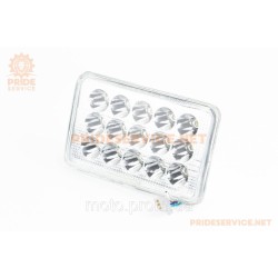 Фари квадратна передня частина 15-LED, 165x105мм, TUNING Фари квадратна передня частина 15-LED, 165x105мм, TUNING