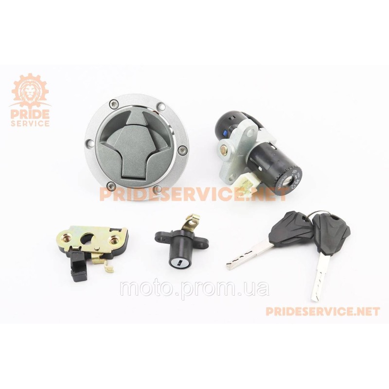 Loncin LX300-6 Замки к-кт (запалювання, кришка бака)