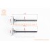 Shineray XY250GY-6B Клапана випускний (H-89,3; D-27), впускний (H-91; D-31,5) к-кт 2шт 169FMM