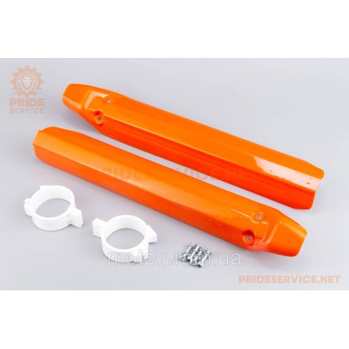 Shineray XY250GY-6B Пластик-захист вилки передньої к-кт, помаранчевий