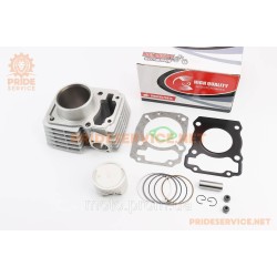 Honda CBF 150 Циліндр к-кт (цпг) 150cc-57,3мм (палець 14мм, висота циліндра 62,3мм)