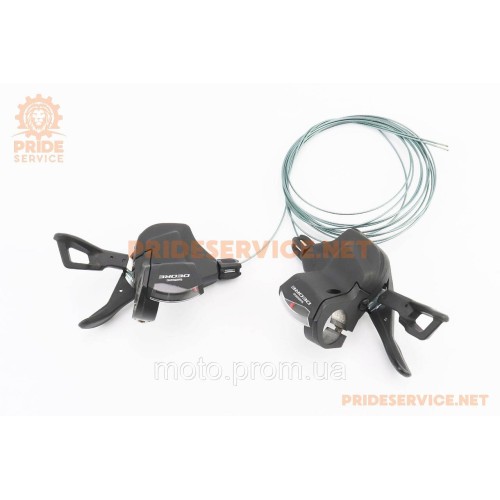 Переключатели (манетка) 3x10 скоростей, чёрные DEORE SL-M6000