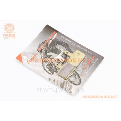 Гальмівні колодки Disk-brake (Shimano BR-M416,575,495,486,485,446,445,395,375), на мідній основі (65%), SCB YL-1001