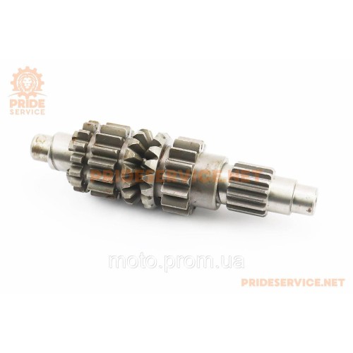 Вал КПП дифференциала Z-16+шестерня 2шт Z-15x16 JR-Q15E, ZS1100