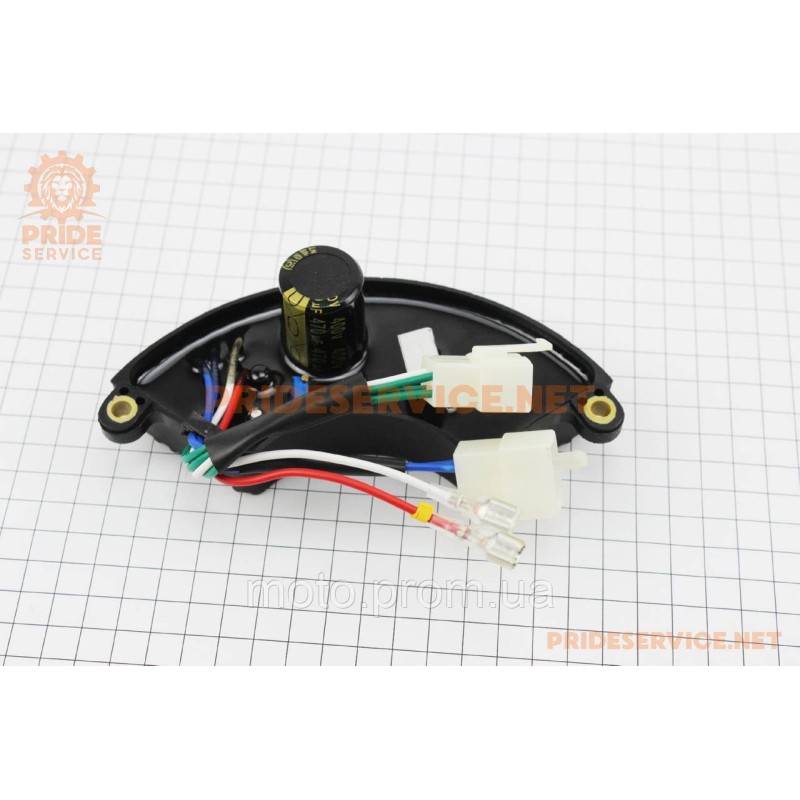 Реле напруги AVR трифазне 4-6кВт (корпус-сегмент, пластик, контакти-2