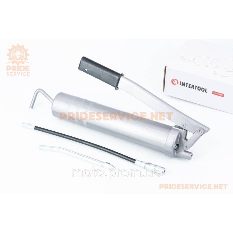 Шприц для змащування 500 см³, 2 насадки (HT-0063)