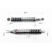 Амортизатор задній 330mm * d50mm (втулка 12mm / втулка 10mm) з важелем регулир., хром к-кт 2шт