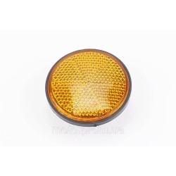 Катафот бічний d-56mm, Помаранчевий СВ/CG/JH (корпус чорний) Катафот бічний d-56mm, Помаранчевий СВ/CG/JH (корпус чорний)