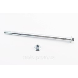 Ось колеса заднего d15mm; L260mm, гайка Ось колеса заднего d15mm; L260mm, гайка
