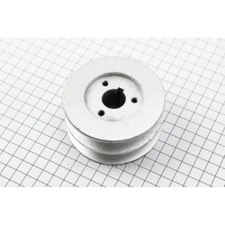 Шків під колінвал d-19mm (D-85mm, 2-х пазний, два пази під ремінь SPB, метал) 168F/170F Тип 1 Шків під колінвал d-19mm (D-85mm, 2-х пазний, два пази під ремінь SPB, метал) 168F/170F Тип 1