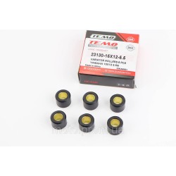 Ролики варіатора 6шт, Yamaha 15x12 - 5,5г Ролики варіатора 6шт, Yamaha 15x12 - 5,5г