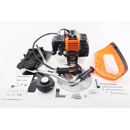 Триммер (мотокоса) TEMO HHT525 - 1,4кВт (шпуля-1шт+нож 3Т-1шт+40Тпоб-1шт, труба D-28mm x 9T)
