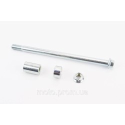 Вісь колеса заднього d15mm; L245mm + 2 втулки