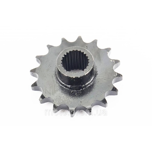 Зірка приводна задня шліцьова 530-16T (втулка d=25mm, L=32mm)