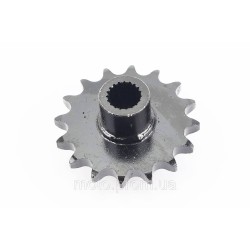Зірка приводна задня шліцьова 530-16T (втулка d=20mm, L=48mm)