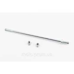 Вісь маятника d10mm; L250mm + гайки Вісь маятника d10mm; L250mm + гайки