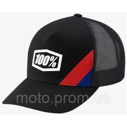 Кепка 100% Trucker Hat - CORNERSTONE [Black], One Size