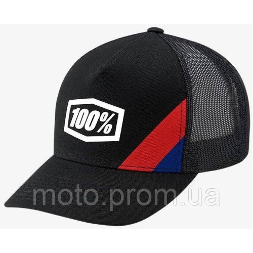 Кепка 100% Trucker Hat - CORNERSTONE [Black], One Size