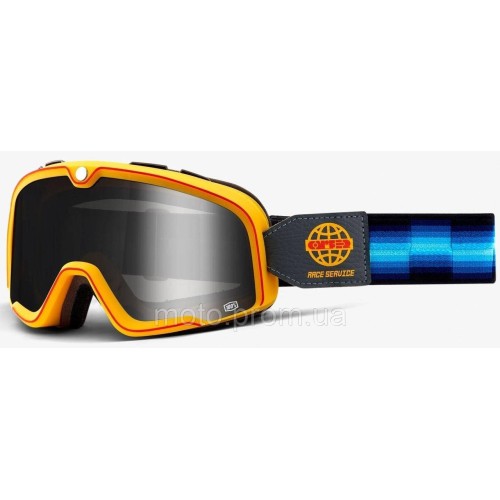 Окуляри 100% BARSTOW Goggle [Race Service], Mirror Silver Lens
